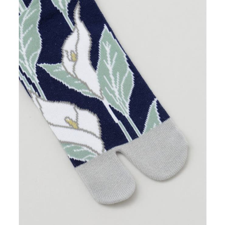 【カヤ】水芭蕉 足袋型靴下（23-25cm） | アミナコレクション  | 詳細画像5 