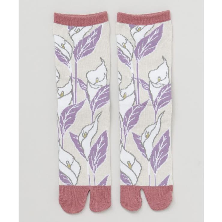 【カヤ】水芭蕉 足袋型靴下（23-25cm） | アミナコレクション  | 詳細画像7 