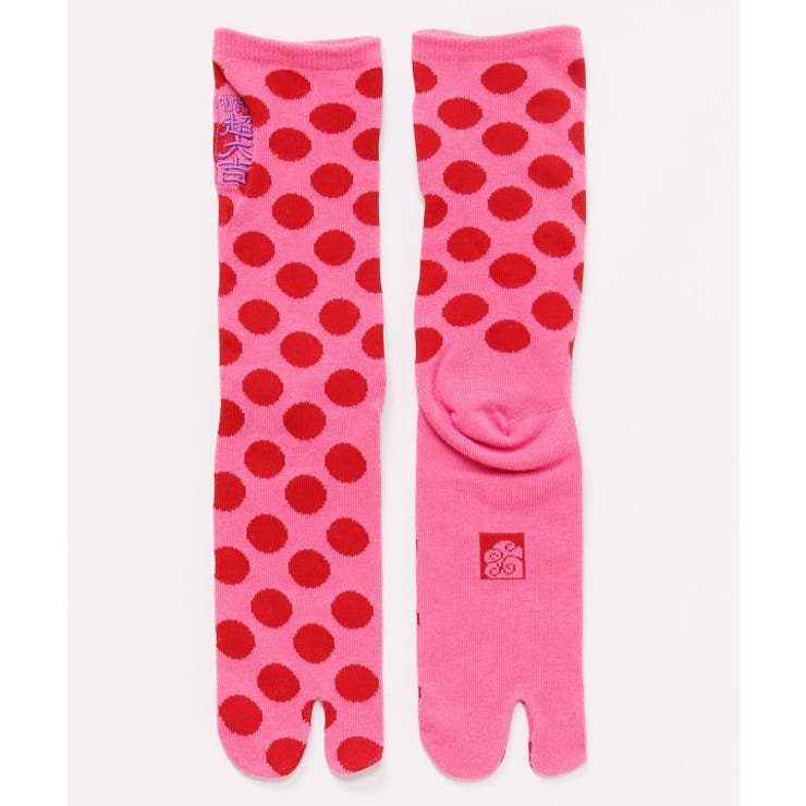 ピンク | 【カヤ】超大吉足袋靴下（25-28ｃｍ） | アミナコレクション 