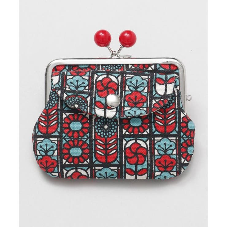 レッド | 【カヤ】レトロガラス親子がま口 | アミナコレクション 