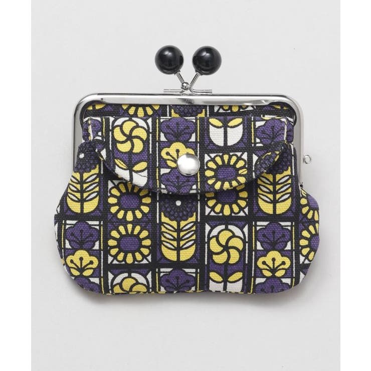 イエロー | 【カヤ】レトロガラス親子がま口 | アミナコレクション 