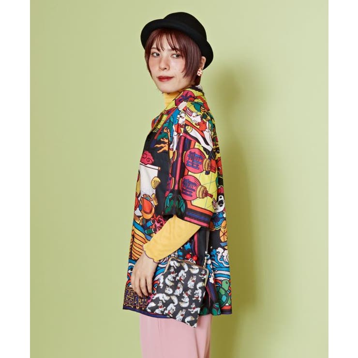 【カヤ】《中村杏子×倭物やカヤ》がま口ショルダーバッグ | アミナコレクション  | 詳細画像1 