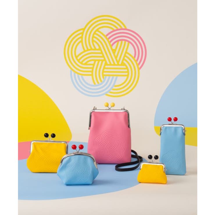 【カヤ】淡色水引がま口めがねケース | アミナコレクション  | 詳細画像1 