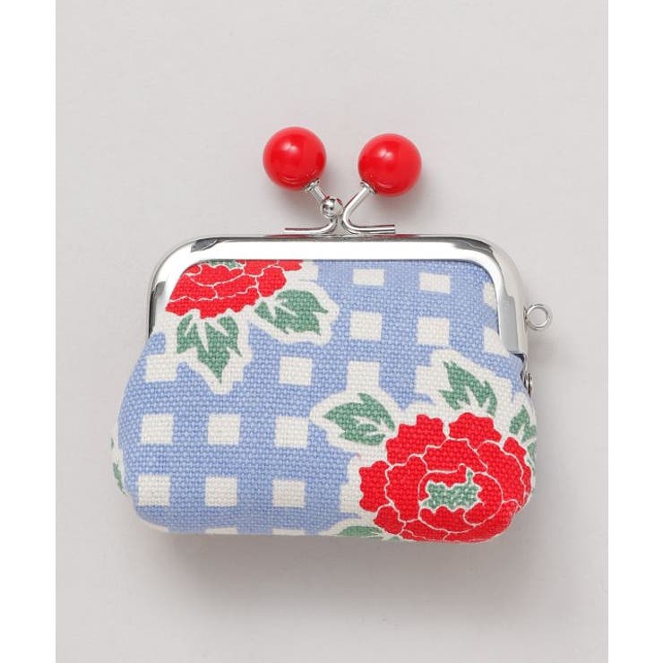 ブルー系その他 | 【カヤ】格子レトロがま口 | アミナコレクション 