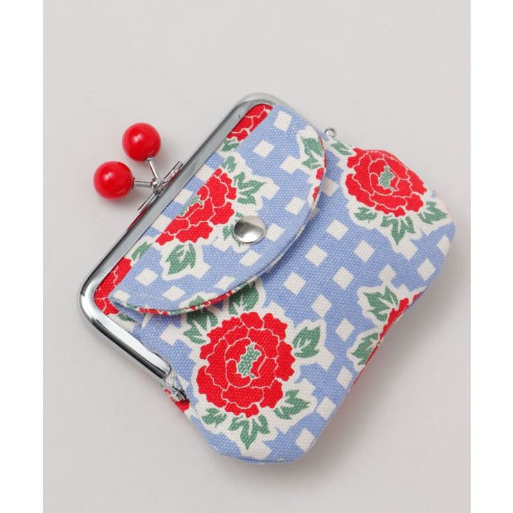 【カヤ】格子レトロ親子がま口 | アミナコレクション  | 詳細画像3 