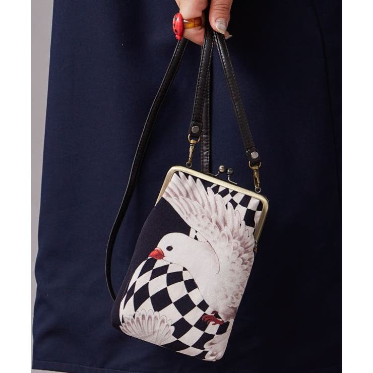 【カヤ】携帯がま口ショルダー《重宗玉緒×倭物やカヤ》 | アミナコレクション  | 詳細画像5 