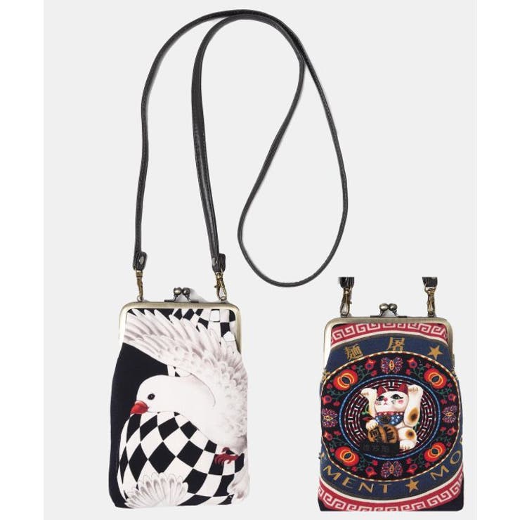 その他3 | 【カヤ】携帯がま口ショルダー《重宗玉緒×倭物やカヤ》 | アミナコレクション 