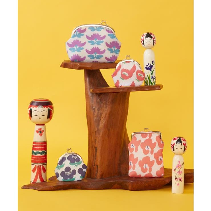 【カヤ】こけしビニカードがま | アミナコレクション  | 詳細画像1 