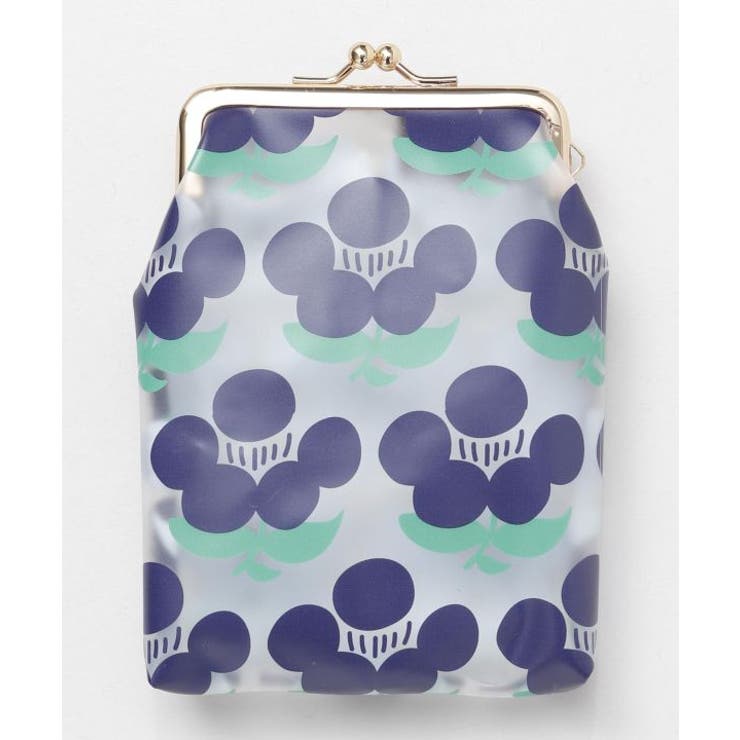 ネイビー | 【カヤ】こけしビニカードがま | アミナコレクション 