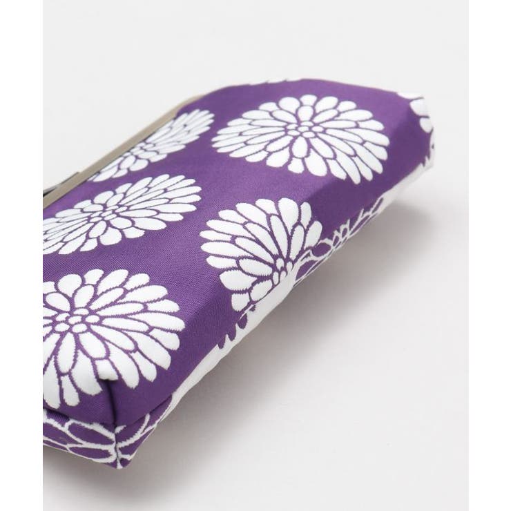 【カヤ】花ふくれ織り がま口メガネケース | アミナコレクション  | 詳細画像3 