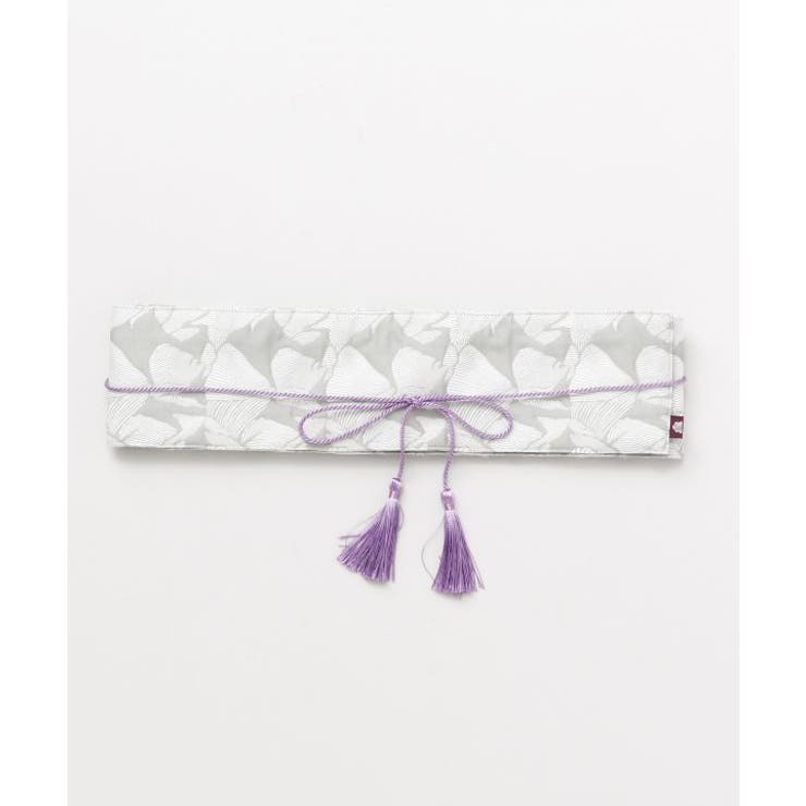 ホワイト系その他 | 【カヤ】情景ふくれ織り帯ベルト | アミナコレクション 