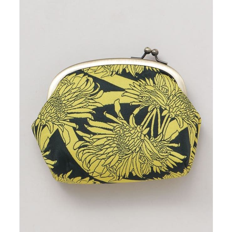 ゴールド系その他 | 【カヤ】花影ふくれ織りマルチがま口 | アミナコレクション 