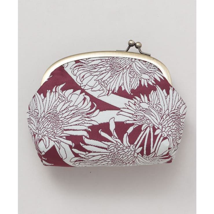 シルバー系その他 | 【カヤ】花影ふくれ織りマルチがま口 | アミナコレクション 