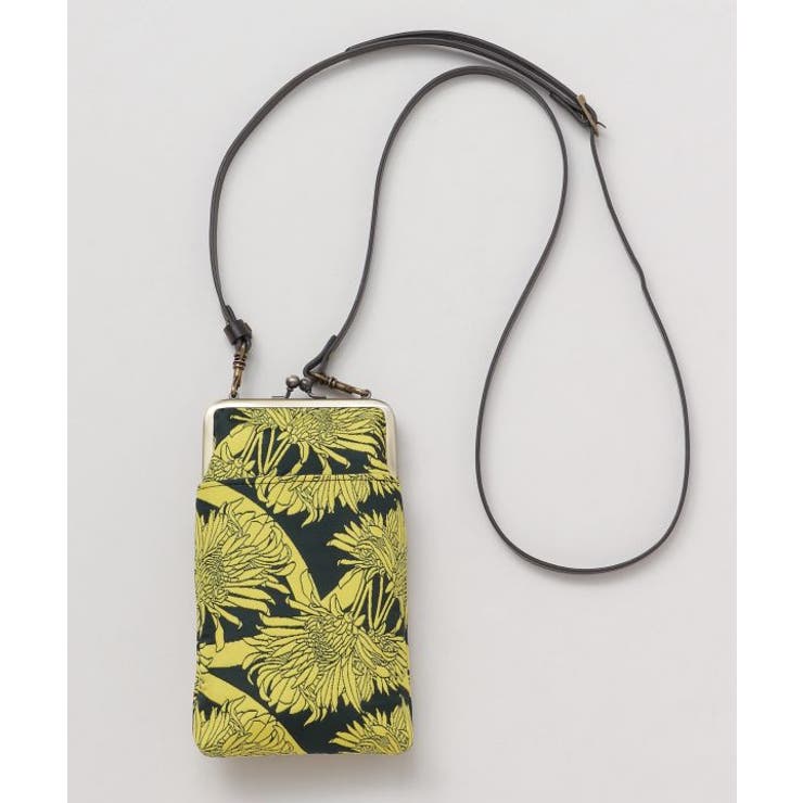 ゴールド系その他 | 【カヤ】花影ふくれ織りがま口ショルダーバッグ | アミナコレクション 