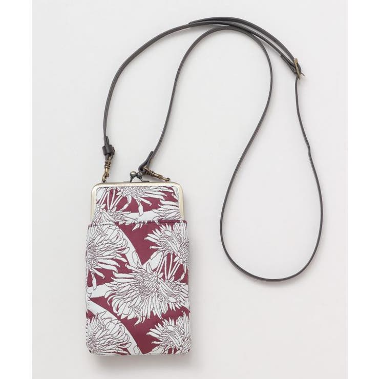 シルバー系その他 | 【カヤ】花影ふくれ織りがま口ショルダーバッグ | アミナコレクション 