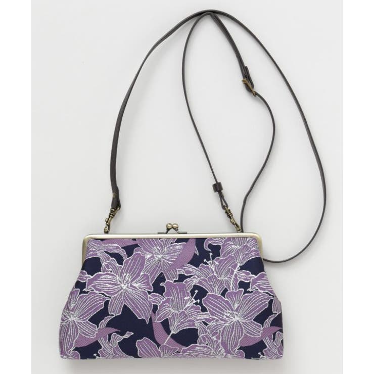 【カヤ】華やか四角がま口クラッチ＆ショルダーバッグ2WAY | アミナコレクション  | 詳細画像5 