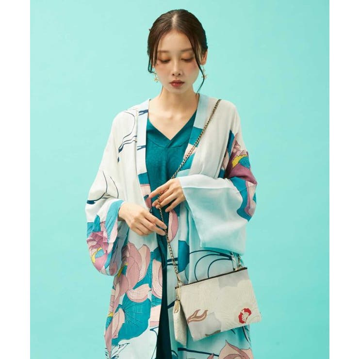 【カヤ】涼風ショルダーバッグがま口付き | アミナコレクション  | 詳細画像3 