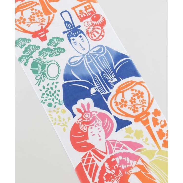 【カヤ】お内裏お雛手拭 | アミナコレクション  | 詳細画像1 