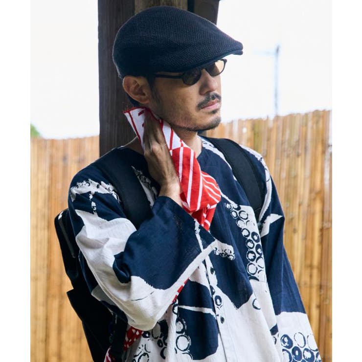 【カヤ】縞合わせ 注染長手拭い | アミナコレクション  | 詳細画像1 