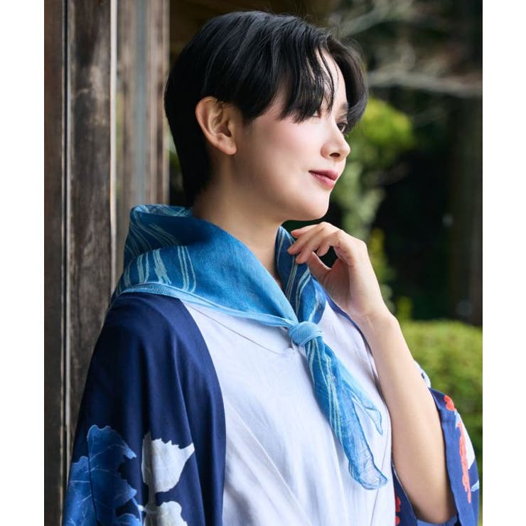 【カヤ】松葉 注染長手拭い | アミナコレクション  | 詳細画像2 
