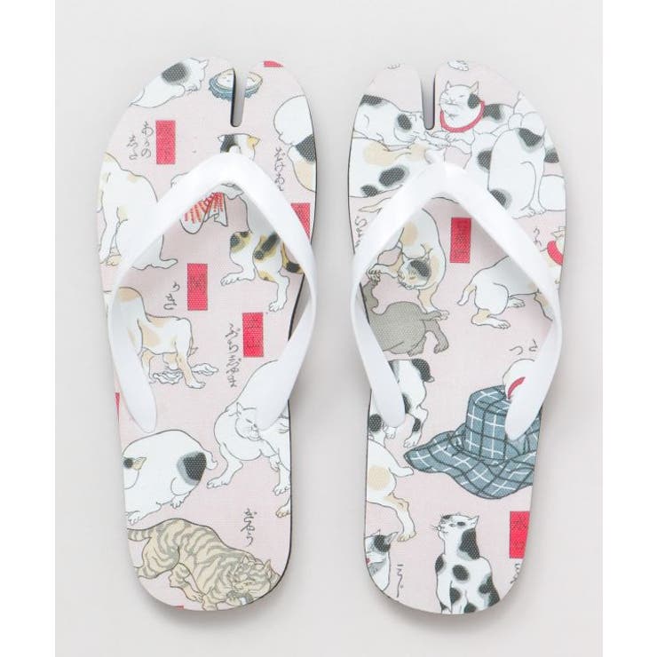 【カヤ】浮世絵足袋型ビーチサンダル(27-28cm ) | アミナコレクション  | 詳細画像11 