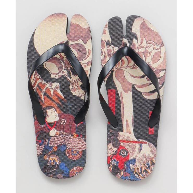 【カヤ】浮世絵足袋型ビーチサンダル(27-28cm ) | アミナコレクション  | 詳細画像5 
