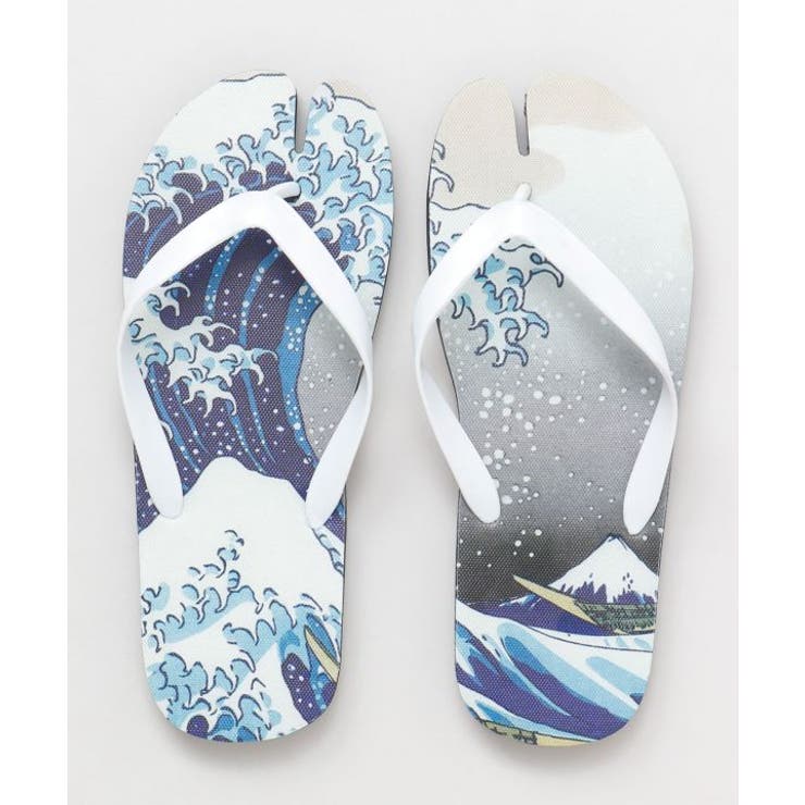 【カヤ】浮世絵足袋型ビーチサンダル(27-28cm ) | アミナコレクション  | 詳細画像6 