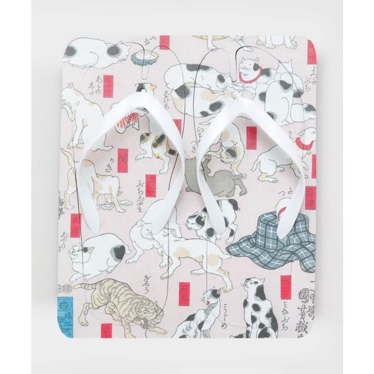 ライトピンク | 【カヤ】浮世絵足袋型ビーチサンダル(27-28cm ) | アミナコレクション 