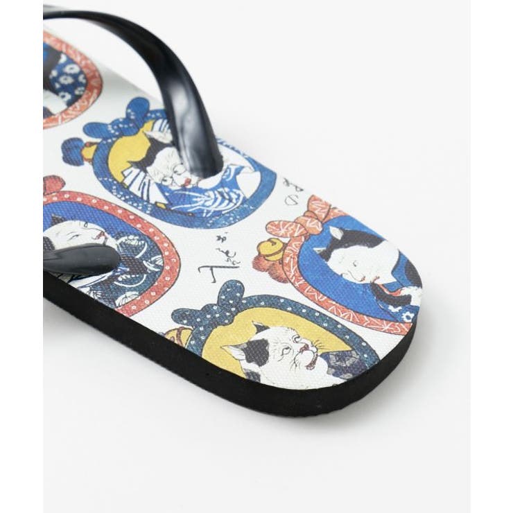 【カヤ】浮世絵柄足袋サンダル（24-25cm） | アミナコレクション  | 詳細画像5 