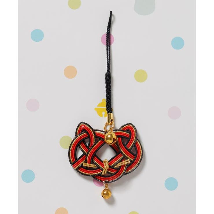 レッド | 【カヤ】水引猫ストラップ | アミナコレクション 