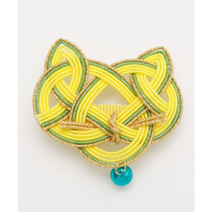 イエロー | 【カヤ】水引猫帯飾り | アミナコレクション 