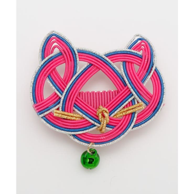 ピンク | 【カヤ】水引猫帯飾り | アミナコレクション 