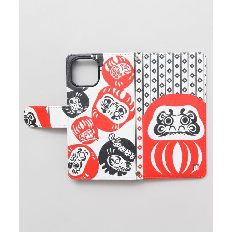 レッド | 【カヤ】[iPhone13/14/15]スマホ手帳包み | アミナコレクション 