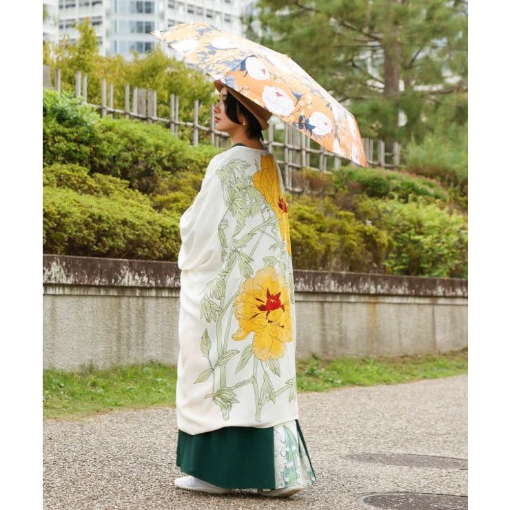【カヤ】花便り折りたたみ日傘【晴雨兼用・遮光性99.99%】 | アミナコレクション  | 詳細画像2 
