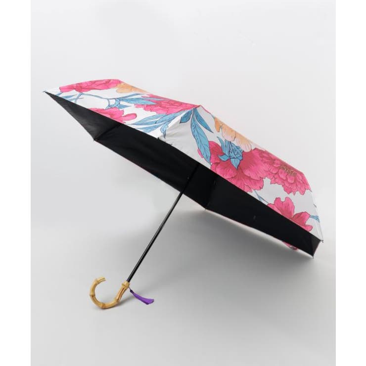 【カヤ】花便り折りたたみ日傘【晴雨兼用・遮光性99.99%】 | アミナコレクション  | 詳細画像4 