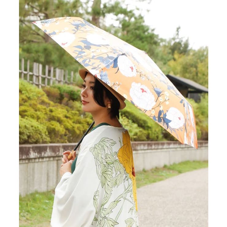 その他3 | 【カヤ】花便り折りたたみ日傘【晴雨兼用・遮光性99.99%】 | アミナコレクション 