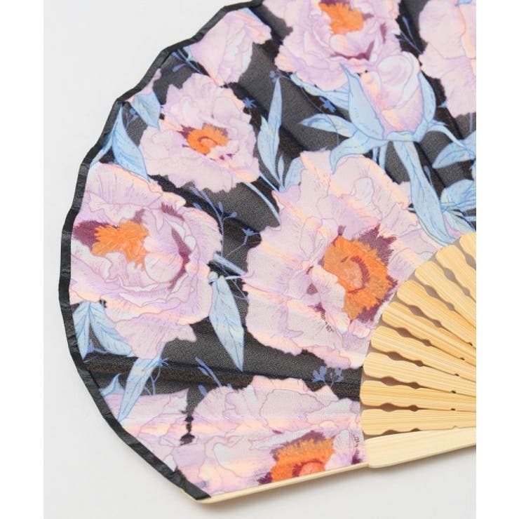 【カヤ】花便り扇子 | アミナコレクション  | 詳細画像2 