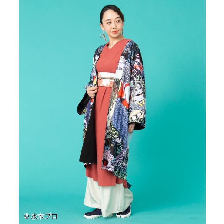 【カヤ】リバーシブル羽織《水木しげる》 | アミナコレクション | 詳細画像1 