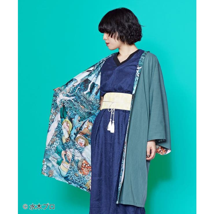 【カヤ】リバーシブル羽織《水木しげる》 | アミナコレクション | 詳細画像13 