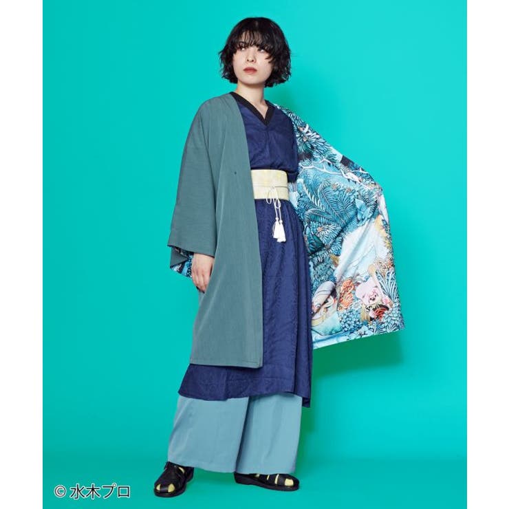 【カヤ】リバーシブル羽織《水木しげる》 | アミナコレクション | 詳細画像2 