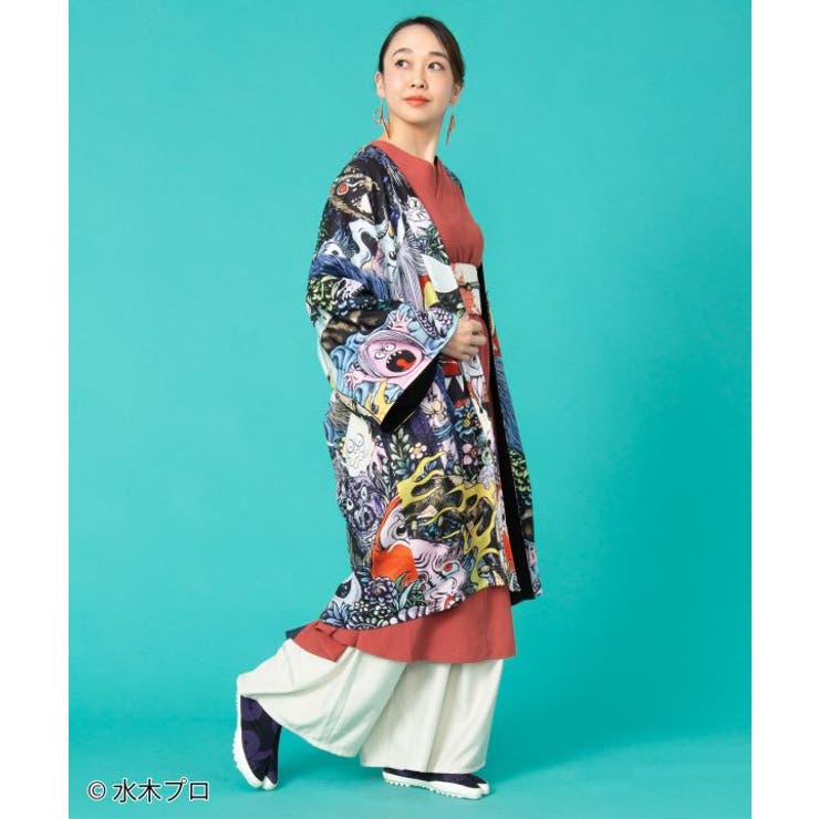 【カヤ】リバーシブル羽織《水木しげる》 | アミナコレクション | 詳細画像7 