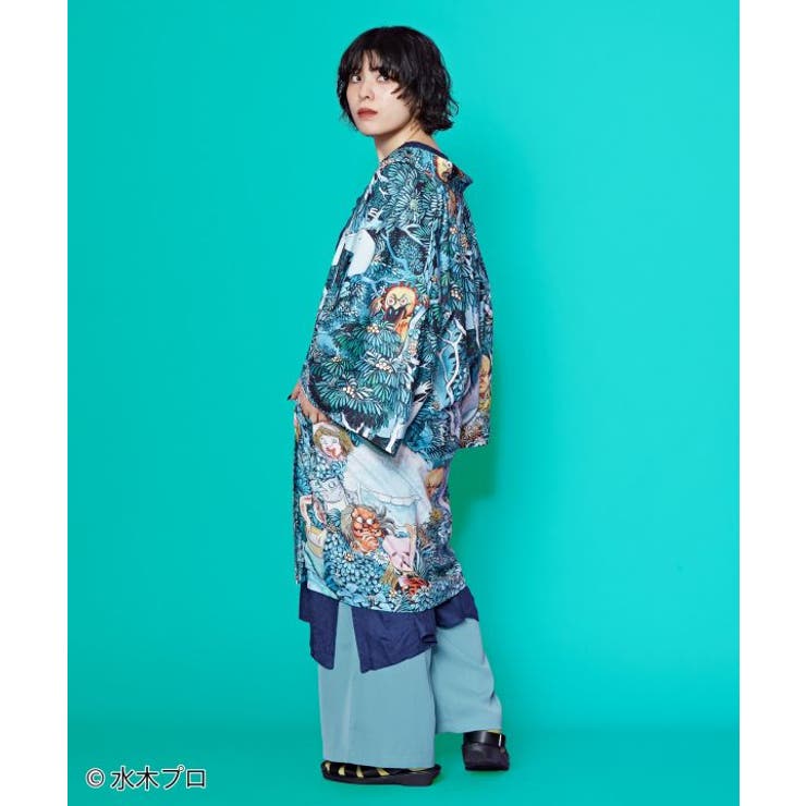 【カヤ】リバーシブル羽織《水木しげる》 | アミナコレクション | 詳細画像8 