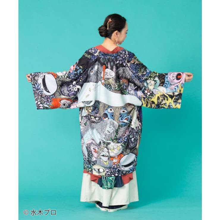 【カヤ】リバーシブル羽織《水木しげる》 | アミナコレクション | 詳細画像9 