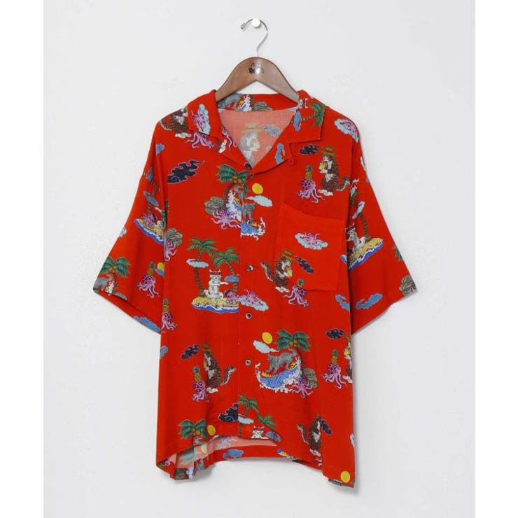 EVISU YAMANE アロハシャツ 42サイズ 赤黒花柄　美品 EVISU YAMANE アロハシャツ 42サイズ 赤黒花柄 美品 - メルカリ