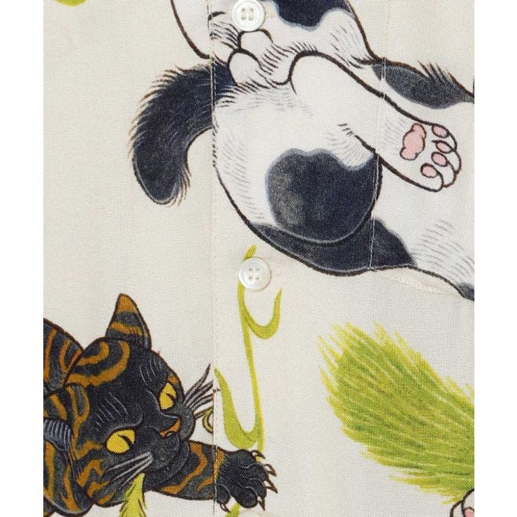 ☆★ 石黒亜矢子×カヤ コラボアロハ ★☆ カヤ】アロハシャツMサイズ《石黒亜矢子×倭物やカヤ》[品番