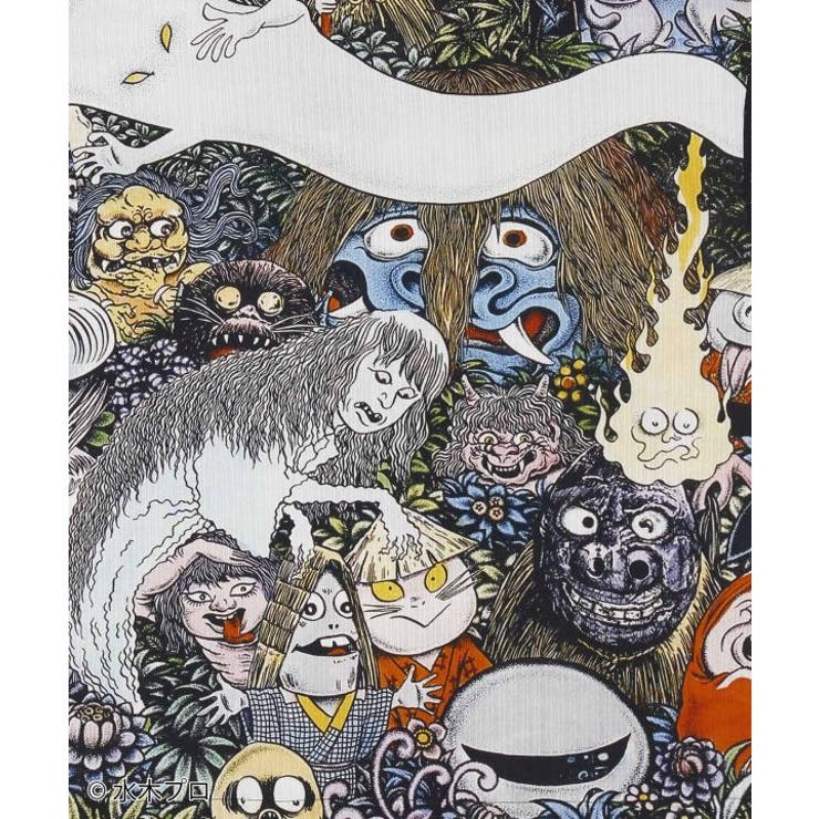【カヤ】アロハシャツ（Mサイズ）《水木しげる》 | アミナコレクション  | 詳細画像4 