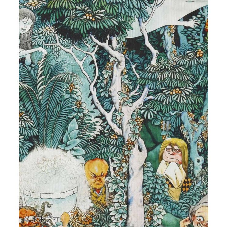 【カヤ】アロハシャツ（Mサイズ）《水木しげる》 | アミナコレクション  | 詳細画像6 