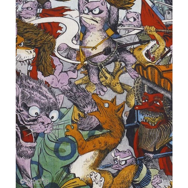 【カヤ】アロハシャツ（Lサイズ）《水木しげる》 | アミナコレクション | 詳細画像4 