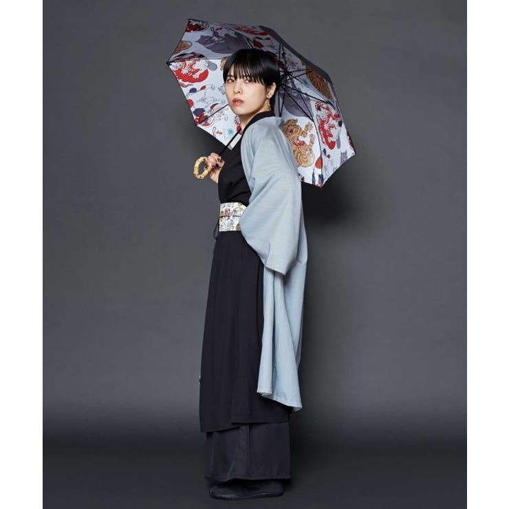 カヤ】【遮光率90%以上・晴雨兼用】日傘《石黒亜矢子×倭物やカヤ