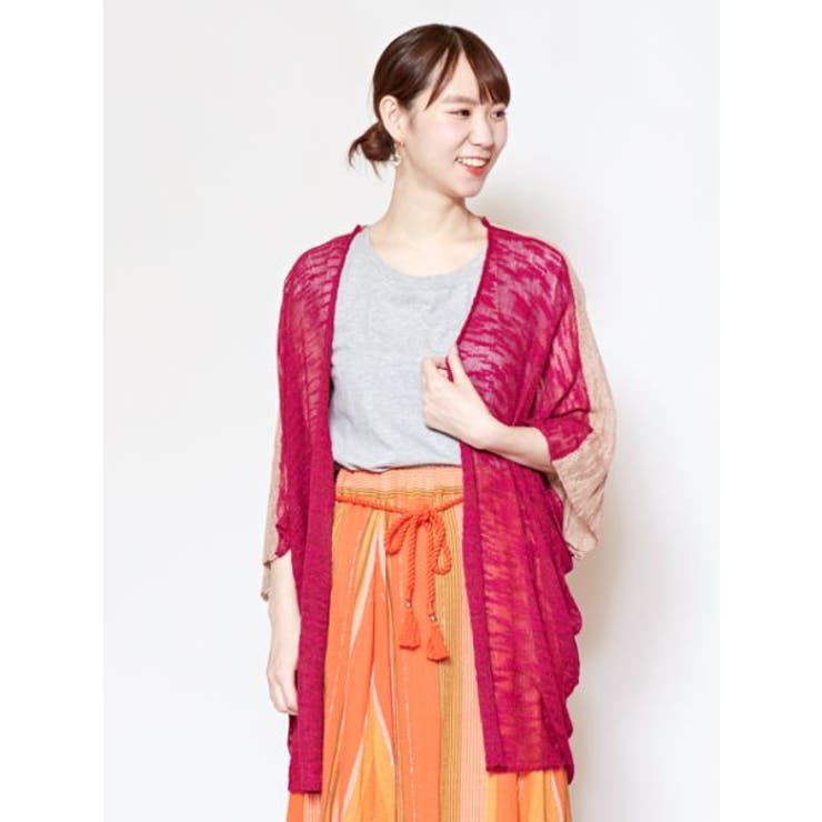 パープル | 【チャイハネ】アミアミカーディガン | アミナコレクション 